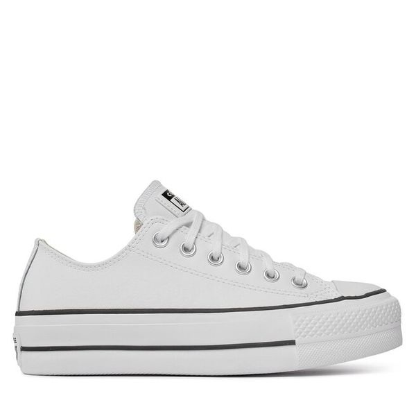 Trampki Converse. Białe trampki i tenisówki damskie Converse, bez wzorów, bez zapięcia. Za 449.99 zł.