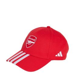 Czapka bejsbolowa Arsenalu. Białe czapki damskie Adidas, bez wzorów, sportowe. Za 99.95 zł.