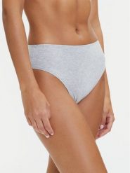 Hunkemöller Figi klasyczne z wysokim stanem 302033 Szary. Szare majtki damskie Hunkemöller, z syntetyku. Za 49.99 zł.