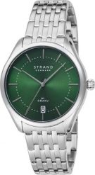 Zegarek Strand Zegarek męski Strand S741GDCESC srebrny. Szare zegarki męskie Strand, bez wzorów, srebrne. Za 340.00 zł.