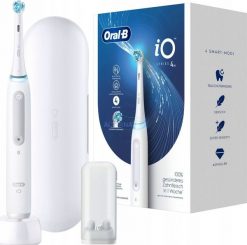 Szczoteczka Oral-B iO Series 4 Biała. Białe szczoteczki elektryczne Oral-B. Za 339.98 zł.