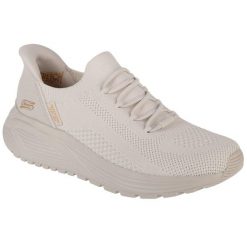 Buty sportowe Sneakersy damskie, Slip-Ins: Bobs Sparrow 2.0 - Lucky Run. Czerwone obuwie sportowe damskie Skechers, bez wzorów, bez zapięcia, trekkingowe. Za 299.99 zł.