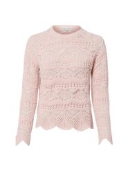 Marie Lund sweter z grubej dzianiny Kobiety Bawełna różowy, XXL. Czerwone swetry nierozpinane damskie Marie Lund, xxl, bez wzorów, z bawełny, eleganckie, bez kołnierzyka, bez ramiączek. Za 129.95 zł.