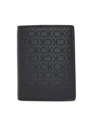Calvin Klein Portfel Ck Sleek Bifold 7Cc W/Coin K50K512866 Czarny. Czarne portfele męskie Calvin Klein, bez wzorów, z materiału. Za 179.99 zł.