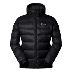 Kurtka z kapturem Berghaus Ewden. Czarne kurtki męskie Berghaus, s, bez wzorów, z puchu, z kapturem. Za 1,050.95 zł.