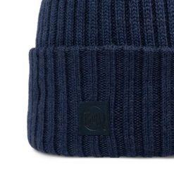 Czapka Buff Erviny z wełny merino. Niebieskie czapki damskie Buff, bez wzorów, z wełny. Za 209.99 zł.