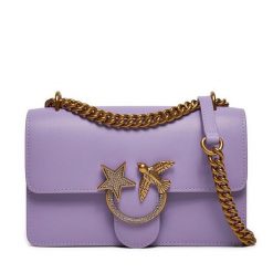 Torebka PINKO. Fioletowe listonoszki damskie Pinko, bez wzorów, bez dodatków. Za 1,009.00 zł.