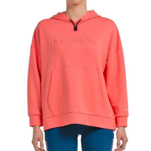 Sweatshirt Bullpadel Silba Woman. Czerwone bluzy męskie bullpadel, bez wzorów, sportowe, bez ramiączek, bez kaptura. W wyprzedaży za 185.20 zł.
