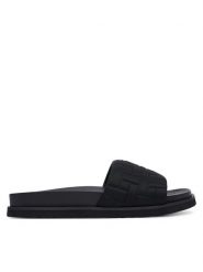 Gant Klapki 32507312 Czarny. Czarne klapki damskie GANT, bez wzorów, z materiału, bez obcasa, bez zapięcia. Za 329.99 zł.
