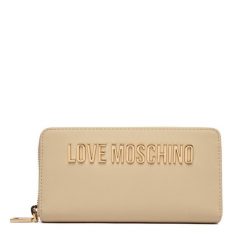 Portfel LOVE MOSCHINO. Brązowe portfele damskie Love Moschino. Za 439.99 zł.