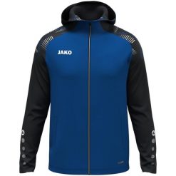 Kurtka z kapturem Jako Sonic. Czarne kurtki sportowe męskie Jako, l, bez wzorów, z materiału, z kapturem, do biegania. Za 280.70 zł.