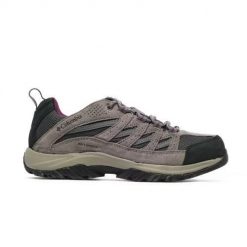 Buty trekkingowe damskie Columbia Crestwood Waterproof. Szare obuwie trekkingowe damskie Columbia, z gumy, bez zapięcia. Za 469.99 zł.