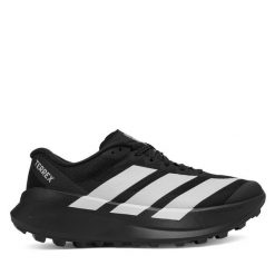 Trekkingi adidas. Czarne buty zimowe męskie Adidas, bez wzorów, bez obcasa, bez zapięcia. Za 699.99 zł.