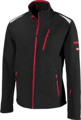 Fortis Kurtka meska 24 FORTIS, czarny/czerwony, rozm.4XL. Czarne kurtki męskie Fortis, xl, bez wzorów, bez kaptura. Za 345.62 zł.
