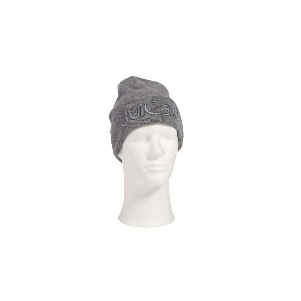 Czapka JuCad. Szare czapki damskie JUCAD, na zimę, bez wzorów, z bawełny, eleganckie. Za 122.50 zł.