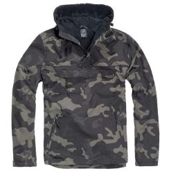 Kurtka sportowa męska Brandit Windbreaker Zimowa. Czarne kurtki sportowe męskie Brandit, na zimę, m, bez wzorów, z polaru, bez kaptura, rowerowe. Za 259.45 zł.
