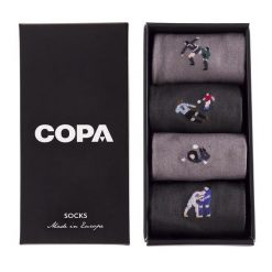 Zestaw skarpetek casual dla dorosłych - Dorosły - Czarny. Czarne skarpety męskie COPA FOOTBALL, bez wzorów, z bawełny. Za 169.38 zł.