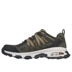 Buty trekkingowe Skechers Air Envoy. Zielone trekkingi męskie Skechers, bez zapięcia. Za 433.50 zł.