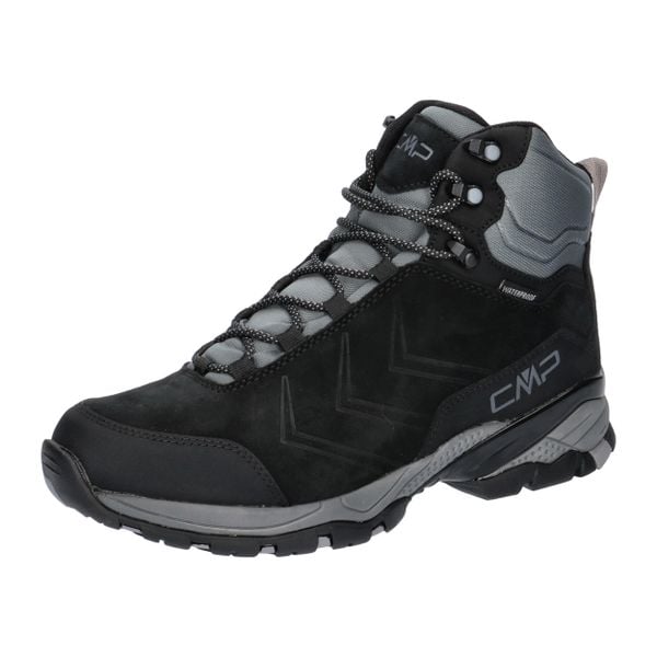 Buty męskie trekkingowe CMP Melnick. Czarne obuwie trekkingowe damskie CMP, na zimę, z materiału, za kostkę, bez zapięcia. Za 339.00 zł.