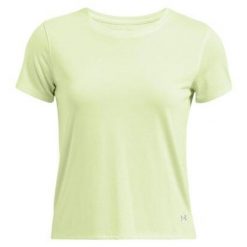 Koszulka do biegania damska Under Armour Launch. Zielone bluzki damskie Under Armour, xs, bez wzorów, sportowe, bez kołnierzyka, bez ramiączek. Za 99.99 zł.