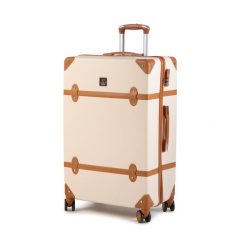 Walizka duża Semi Line. Brązowe walizki damskie Semi-line, bez wzorów, duże. Za 339.99 zł.