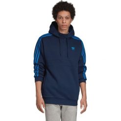 Adidas Originals 3-Stripes Bluza Niebieski. Niebieskie bluzy męskie adidas Originals, m, bez wzorów, z bawełny, bez ramiączek, bez kaptura. Za 309.95 zł.