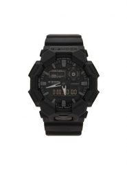 G-Shock Zegarek GA-010-1A1ER Czarny. Czarne, analogowe zegarki męskie G-Shock, bez wzorów. Za 449.99 zł.