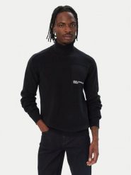 Karl Lagerfeld Jeans Golf B4M18023 Czarny Regular Fit. Czarne swetry męskie Karl Lagerfeld Jeans, l, bez wzorów, z bawełny, bez kołnierzyka, bez ramiączek. Za 649.99 zł.