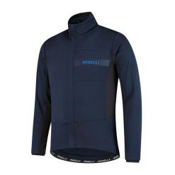 Softshellowa kurtka rowerowa męska Rogelli BARRIER. Czarne kurtki męskie Rogelli, l, bez wzorów, bez kaptura, rowerowe. Za 237.00 zł.