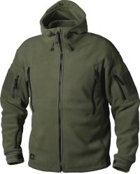 Helikon-Tex polar Helikon PATRIOT z kapturem - olive green L. Zielone bluzy sportowe męskie HELIKON-TEX, l, bez wzorów, z polaru, z kapturem. Za 252.86 zł.