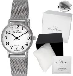 Zegarek Rubicon Zegarek damski RUBICON RNBD90 srebrny cyfry. Szare zegarki damskie Rubicon, srebrne. Za 299.00 zł.