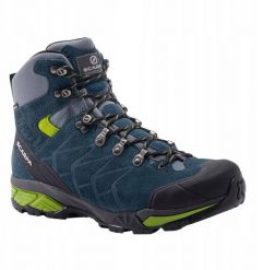 Buty trekkingowe Scarpa ZG Trek GTX - ottanio/gray. Szare trekkingi męskie Scarpa, bez zapięcia. Za 948.18 zł.