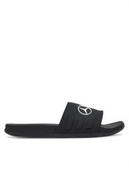 Adidas Klapki Mercedes - AMG Petronas Formula One Team adilette JR1070 Czarny. Czarne klapki męskie Adidas, bez wzorów, z tworzywa sztucznego, bez zapięcia. Za 189.99 zł.