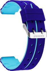 Quartz Pasek do Smartwatch Giewont GW510 Silikonowy NIEBIESKI GWP510-2. Niebieskie zegarki smartwatch Quartz, bez wzorów. Za 40.95 zł.