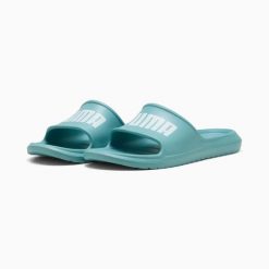 Klapki damskie Puma DIVECAT V2 LITE niebieskie 37482335 r 35.5. Niebieskie klapki damskie Puma, na lato, bez wzorów, z materiału, bez obcasa, bez zapięcia. Za 106.46 zł.