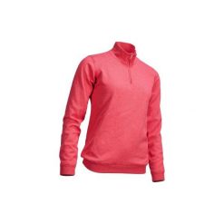 Sweter wiatroszczelny do golfa damski. Czerwone swetry nierozpinane damskie INESIS, xl, bez wzorów, z bawełny, bez kołnierzyka, bez ramiączek. Za 119.99 zł.