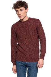 MĘSKI SWETER MUSTANG Muline Jumper GARNET 1006554 7146. Czerwone swetry męskie Mustang, m, bez wzorów, bez kołnierzyka, bez ramiączek. Za 139.99 zł.