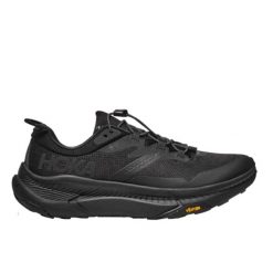 Hoka One One Transport Gore-Tex Black. Czarne buty zimowe męskie HOKA, bez wzorów, z gore-texu, bez obcasa, bez zapięcia. Za 885.40 zł.