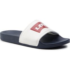 Klapki LEVI'S - 228998-794-17 Navy Blue. Białe klapki męskie Levi's®, bez wzorów, z materiału, bez zapięcia. W wyprzedaży za 89.00 zł.