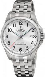 Zegarek męski Festina F20696-1 srebrny. Szare zegarki męskie Festina, bez wzorów, srebrne. Za 649.00 zł.