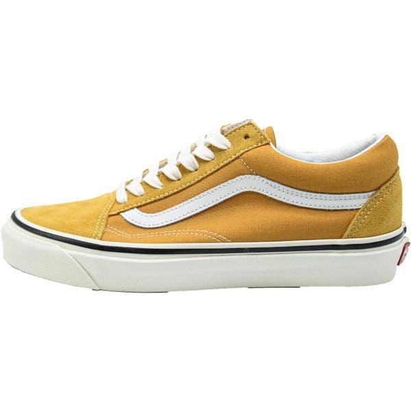 Trampki Vans Old Skool 36 DX. Żółte trampki i tenisówki damskie Vans, bez wzorów, z materiału, bez zapięcia, vans old skool. Za 490.00 zł.