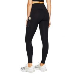 Damskie legginsy Fabletics On-The-Go. Czarne legginsy damskie FABLETICS, bez wzorów, z materiału. Za 346.50 zł.
