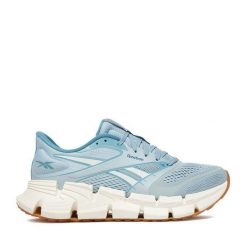 Buty do biegania Reebok. Niebieskie obuwie sportowe damskie Reebok, bez wzorów, bez zapięcia, do biegania. Za 489.99 zł.