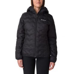 Kurtka sportowa damska Delta Ridge II Down Hooded Jacket. Czarne kurtki sportowe damskie Columbia, l, bez wzorów, z materiału, bez ramiączek, bez kaptura, trekkingowe. Za 599.99 zł.