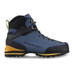 Buty trekkingowe męskie Garmont Ascent Gtx. Niebieskie buty zimowe męskie Garmont, bez wzorów, z materiału, za kostkę, bez obcasa, bez zapięcia. Za 1,194.00 zł.