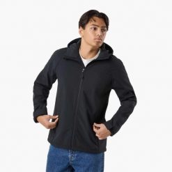 Kurtka Softshell Hiking męska Swedemount Tromsö Softshell Jacket oddychająca. Czarne kurtki męskie SWEDEMOUNT, m, bez wzorów, z softshellu, bez kaptura, trekkingowe. Za 249.99 zł.