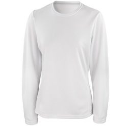 Koszulka Damska/wyczynowa. Białe bluzki damskie SPIRO, xl, bez wzorów, sportowe, bez kołnierzyka, bez ramiączek. Za 59.99 zł.