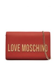 LOVE MOSCHINO Torebka JC4103PP0PKD0459 Czerwony. Czerwone torebki do ręki damskie Love Moschino, bez wzorów, ze skóry, bez dodatków. Za 699.99 zł.