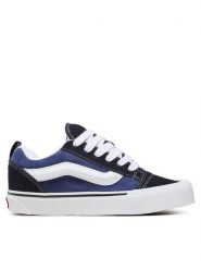 Vans Tenisówki Knu Skool VN0009QCNWD1 Granatowy. Niebieskie trampki i tenisówki damskie Vans, bez wzorów, ze skóry, bez zapięcia. Za 229.99 zł.