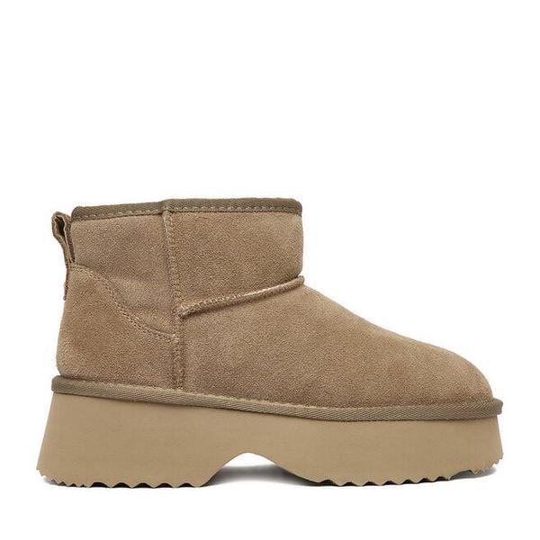 Śniegowce Badura. Szare śniegowce damskie Badura, bez zapięcia. Za 279.99 zł.